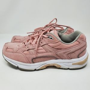 Vionic Pink Suede Womens 8.5 Walking Shoes